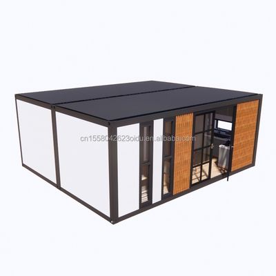 Luxury Modern Expandable Container Due piani Piccole case prefabbricate in legno Edifici Hotel Appartamento Cabina in acciaio Casa prefabbricata