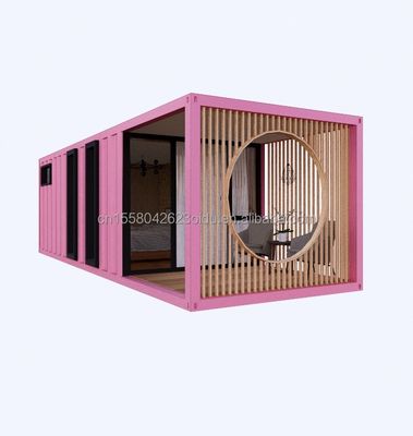 Contenitore con 3 camere da letto di alluminio con pareti di pannelli sandwich con imballaggio e onde