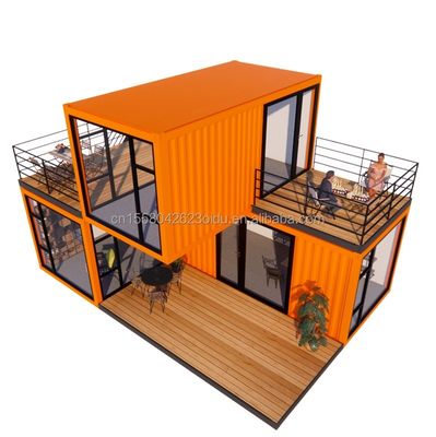 Finestre in lega di alluminio personalizzate 3 moduli contenitore modulare per la vita Flat Pack Prefabbricato Casa ufficio o casa giardino in acciaio