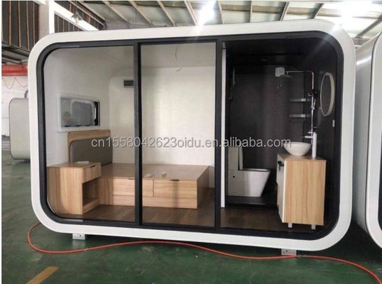 Moderna casa prefabbricata da 20 piedi 40 piedi all'aperto Mini Pod Casa da caffè Mobile Apple Cabin-Popolare Cabina prefabbricata Appartamento Appartamento