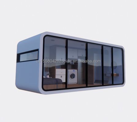 Moderna casa prefabbricata da 20 piedi 40 piedi all'aperto Mini Pod Casa da caffè Mobile Apple Cabin-Popolare Cabina prefabbricata Appartamento Appartamento
