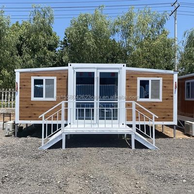 Case in legno in colore personalizzato UE Prefabbricato 20ft Casa di espansione con tre camere da letto
