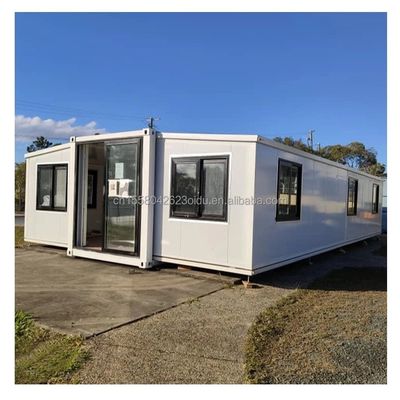 Case in legno in colore personalizzato UE Prefabbricato 20ft Casa di espansione con tre camere da letto
