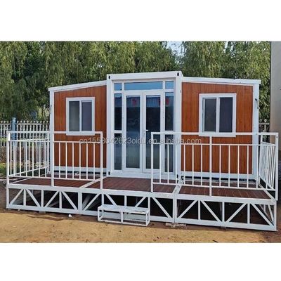 Moderna 20ft Prefabbricata Australia Casa mobile pieghevole Modulare casa contenitore estensibile con modello 3D / disegni CAD