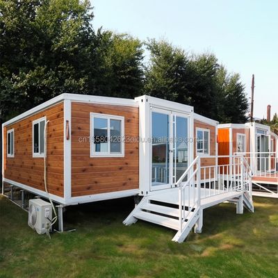Moderna 20ft Prefabbricata Australia Casa mobile pieghevole Modulare casa contenitore estensibile con modello 3D / disegni CAD
