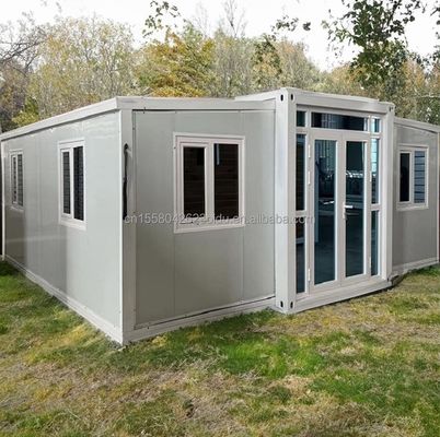 Moderna 20ft Prefabbricata Australia Casa mobile pieghevole Modulare casa contenitore estensibile con modello 3D / disegni CAD