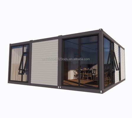 Acciaio galvanizzato 180g 20ft 40ft distaccabile Prefabbricato Flat Pack Container Casa con 2 camere da letto per hotel