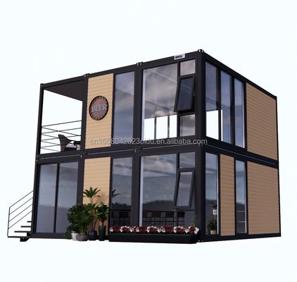 Moderno aspetto in legno imballaggio piatto casa mobile telaio in acciaio in acciaio galvanizzato piegatura 180g per contenitore da 10 piedi 20 piedi