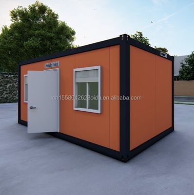Affordable 20ft/40ft Wall 50/75/100mm Wave Sandwich Panel Container Room prefabbricato per residenza familiare moderna
