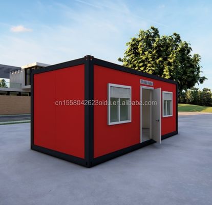 Affordable 20ft/40ft Wall 50/75/100mm Wave Sandwich Panel Container Room prefabbricato per residenza familiare moderna