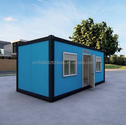 Affordable 20ft/40ft Wall 50/75/100mm Wave Sandwich Panel Container Room prefabbricato per residenza familiare moderna