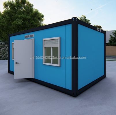 Affordable 20ft/40ft Wall 50/75/100mm Wave Sandwich Panel Container Room prefabbricato per residenza familiare moderna