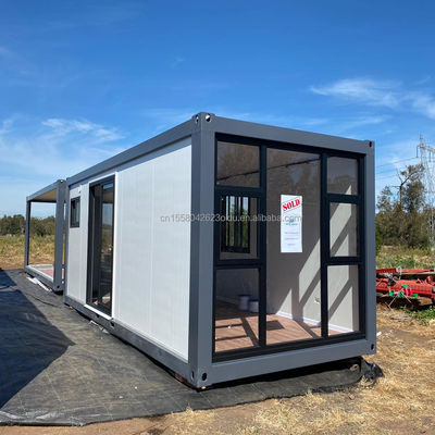 Trasformazione di un container da 40 piedi per una casa di famiglia comoda camera da letto soggiorno cucina e bagno inclusi