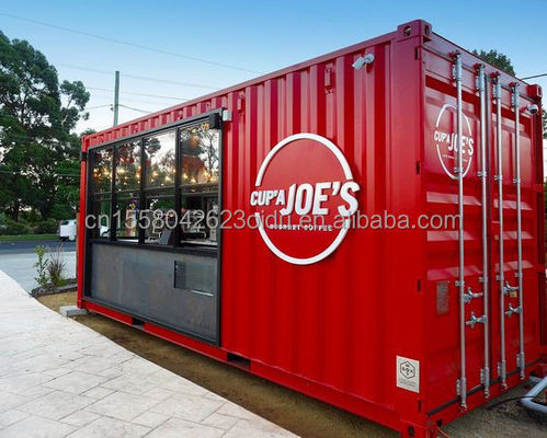 Container a confezione piatta Hotel Modulare Piccolo Trasporto Trasportabile Case portatili 2 camere da letto Container da soggiorno Ristorante Case in container
