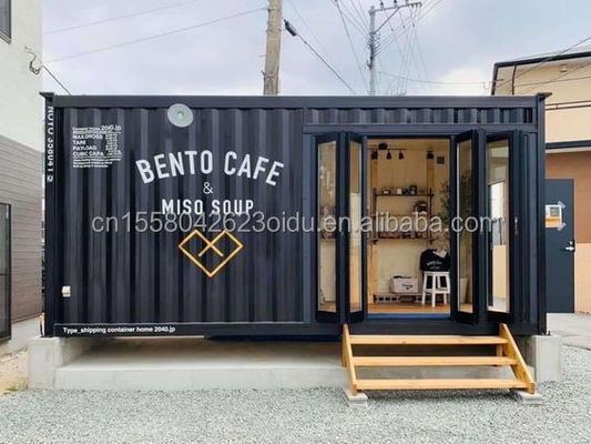 Container a confezione piatta Hotel Modulare Piccolo Trasporto Trasportabile Case portatili 2 camere da letto Container da soggiorno Ristorante Case in container