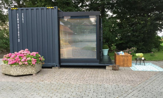 Colore personalizzato 20ft Bar contenitore di spedizione casa prefabbricata cassetto tipo spinta-tirare espansione contenitore casa soggiorno
