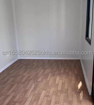 Hotel Container House imballaggio piatto per la costruzione rapida della famiglia telaio in acciaio galvanizzato piegatura 180g casa di legno di lusso