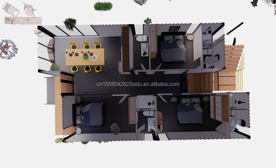 Cornice di acciaio galvanizzato di acciaio piegatura 180g 20ft 40ft casa agricola appartamento pacchetto contenitore camera da letto cucina soggiorno bagno