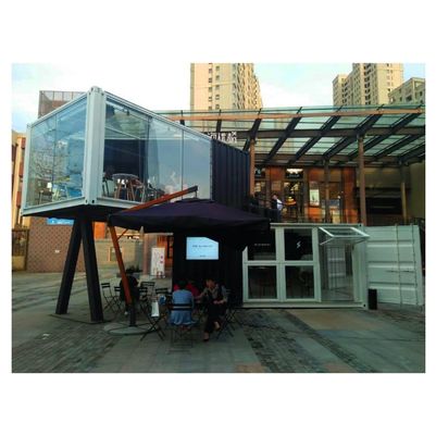Colore personalizzato e lega di alluminio Finestre 20ft Luxury Container Room for Sales Booth Coffee Shop Guard Box Office Bar