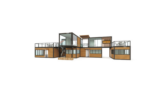 20ft/40ft Combinazione di colori personalizzata Container Room for Sales Booth Coffee Shop Guard Room Office Bar