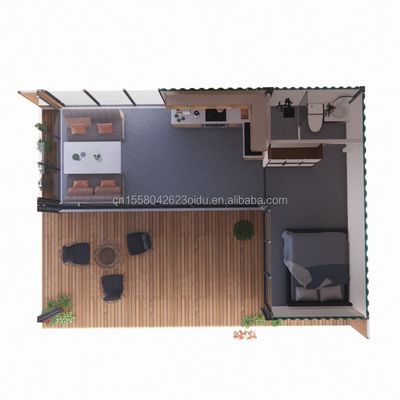 Container espandibile per famiglie di tre persone Installazione rapida Casa mobile Prezzi accessibili Luxury