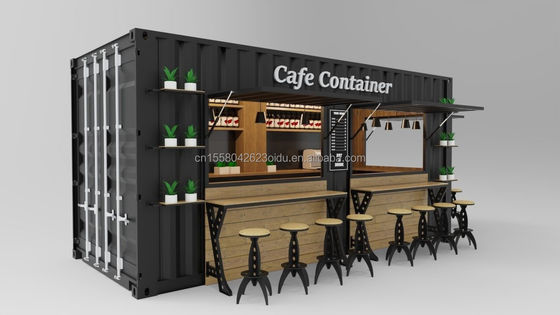 Fornitura Custom Hotel pieghevole Casa mobile con galvanizzata di acciaio piegatura 180g 20ft Pronto per pieghevole Container di spedizione casa