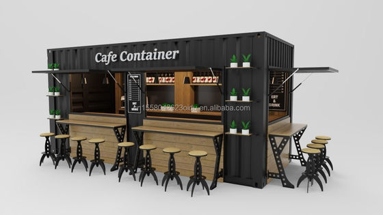Fornitura Custom Hotel pieghevole Casa mobile con galvanizzata di acciaio piegatura 180g 20ft Pronto per pieghevole Container di spedizione casa