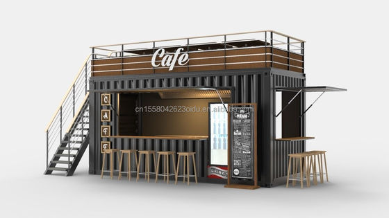 2022 OEM 20ft Flat Pack Ready To Living Container House realizzato con finestre in lega di alluminio e piegatura in acciaio galvanizzato 180g