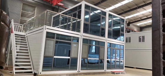 Moderno design 20ft Container Mobile House per cantiere temporaneo Soluzione di alloggi per lavoratori migranti