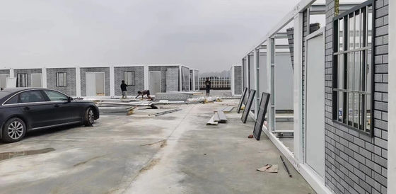 Moderno design 20ft Container Mobile House per cantiere temporaneo Soluzione di alloggi per lavoratori migranti