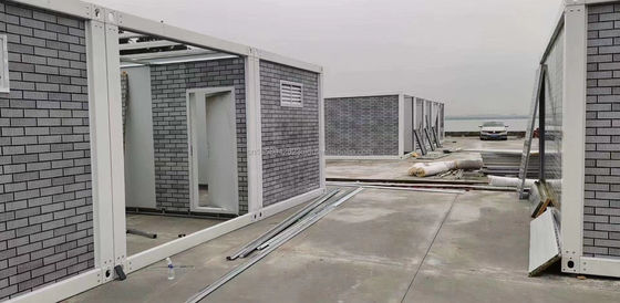 Moderno design 20ft Container Mobile House per cantiere temporaneo Soluzione di alloggi per lavoratori migranti