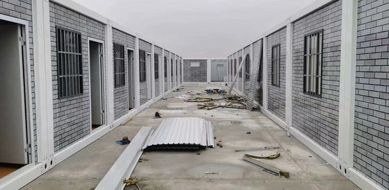Moderno design 20ft Container Mobile House per cantiere temporaneo Soluzione di alloggi per lavoratori migranti