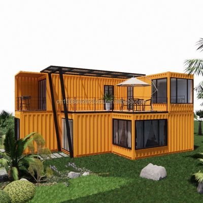 Casa in container prefabbricata da 20 piedi per hotel da parte dei produttori Villa di design moderno Residenza familiare Villa