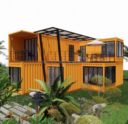 Casa in container prefabbricata da 20 piedi per hotel da parte dei produttori Villa di design moderno Residenza familiare Villa