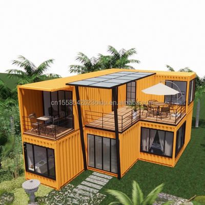 Casa in container prefabbricata da 20 piedi per hotel da parte dei produttori Villa di design moderno Residenza familiare Villa