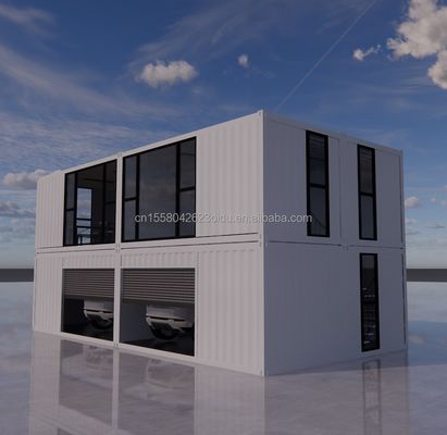 Casa prefabbricata con design moderno e finestre in lega di alluminio