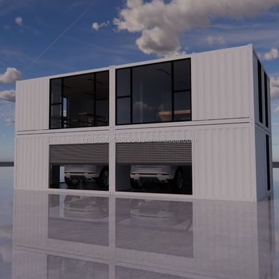 Casa prefabbricata con design moderno e finestre in lega di alluminio